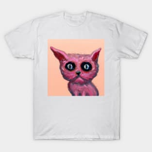 Weird Pink Cat T-Shirt